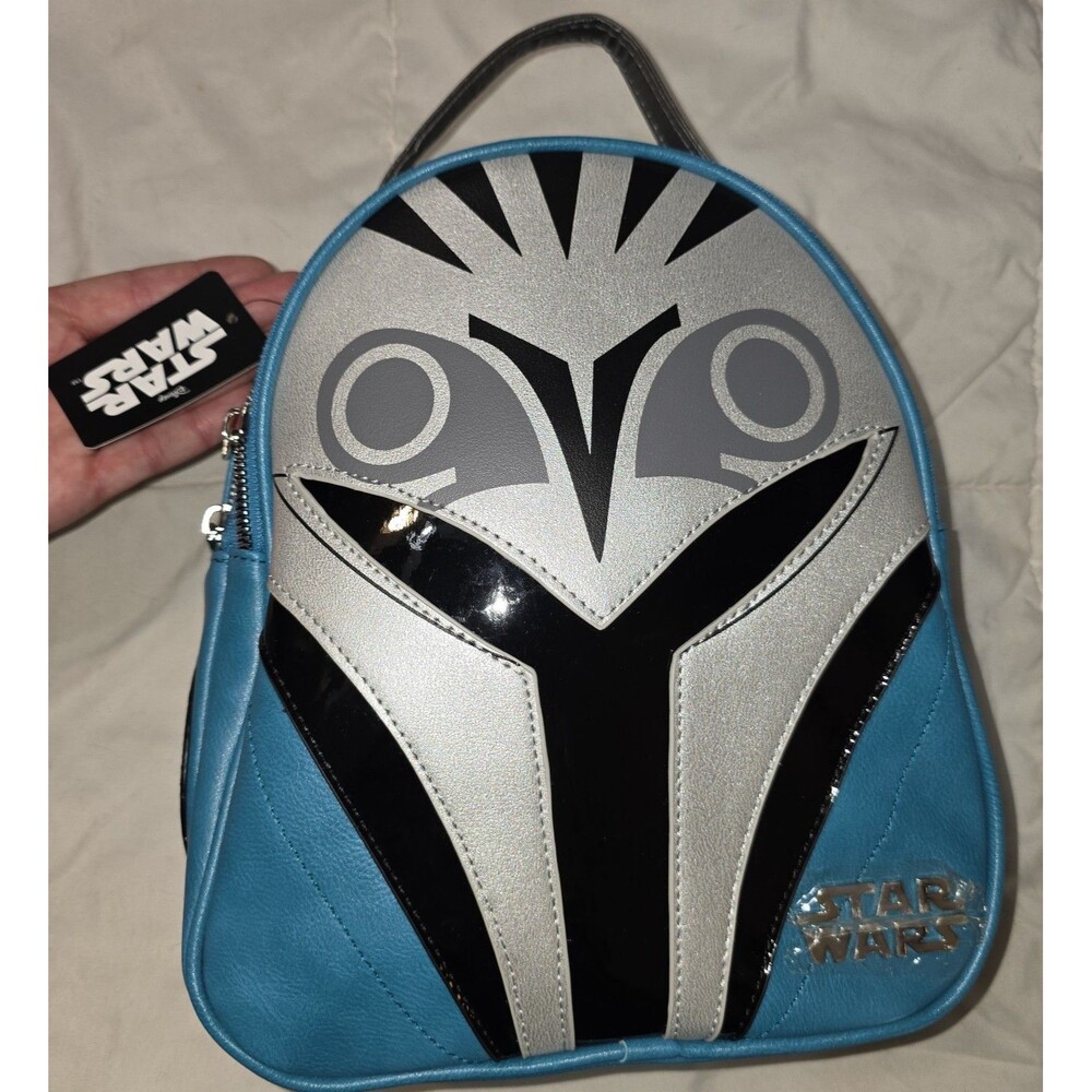 Nwt Star wars brand Disney Bo Katan Mini Backpack bookbag bag tote purse!